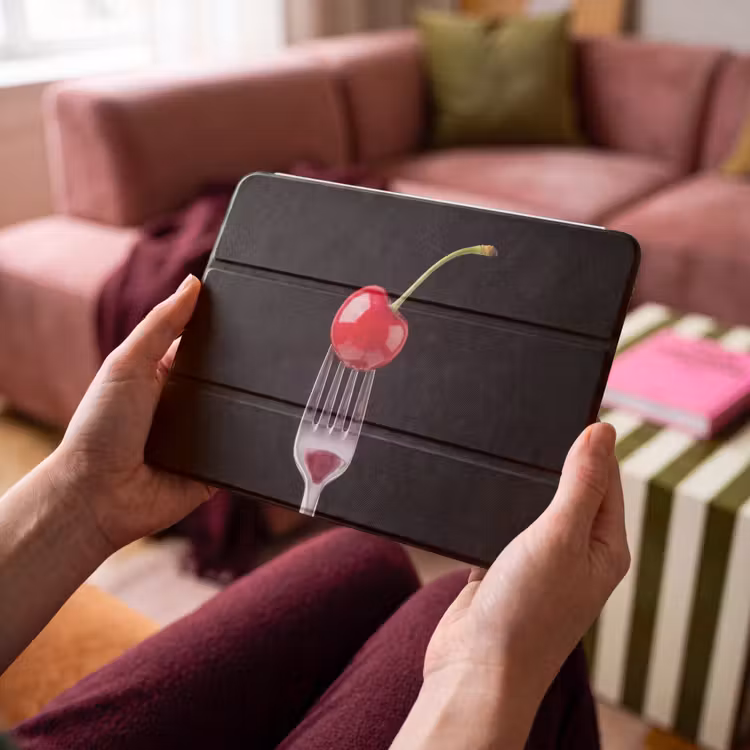 iPad hoes - Rode kers - Vork — 3
