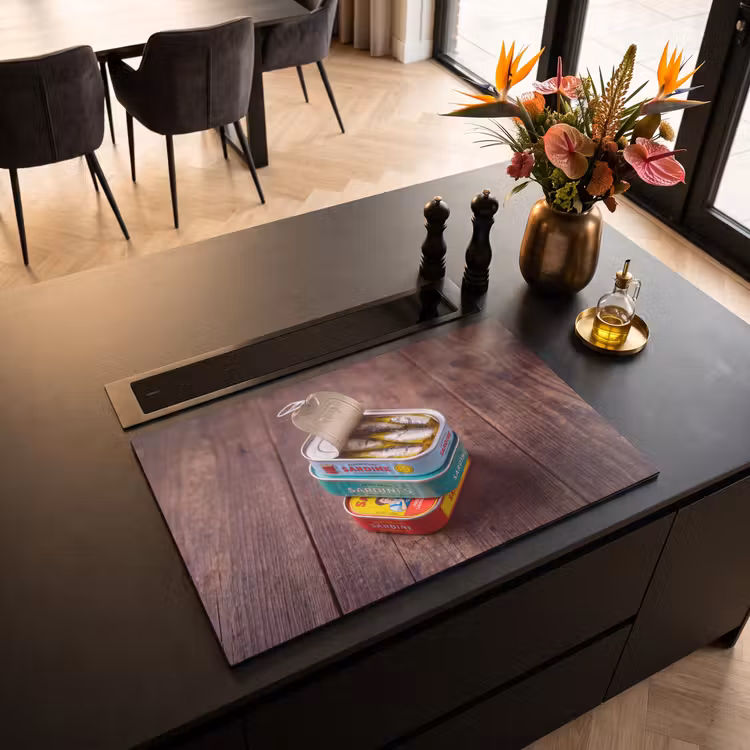 Inductie beschermer - Vis - Blikjes - Keuken — 3