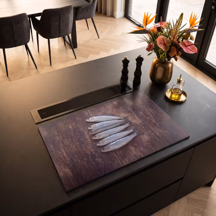 Inductie beschermer - Vis - Hout - Eten — 3