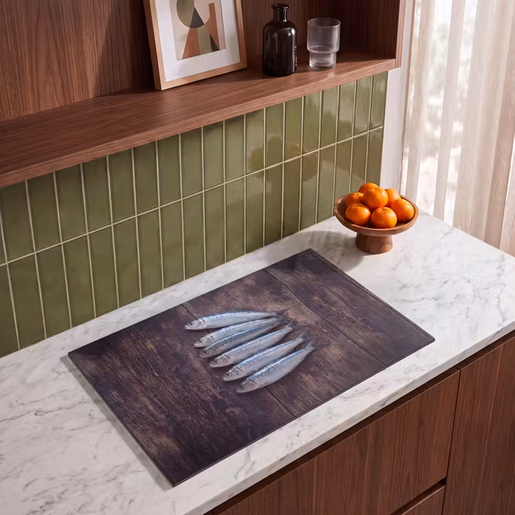 Inductie beschermer - Vis - Hout - Eten — 4