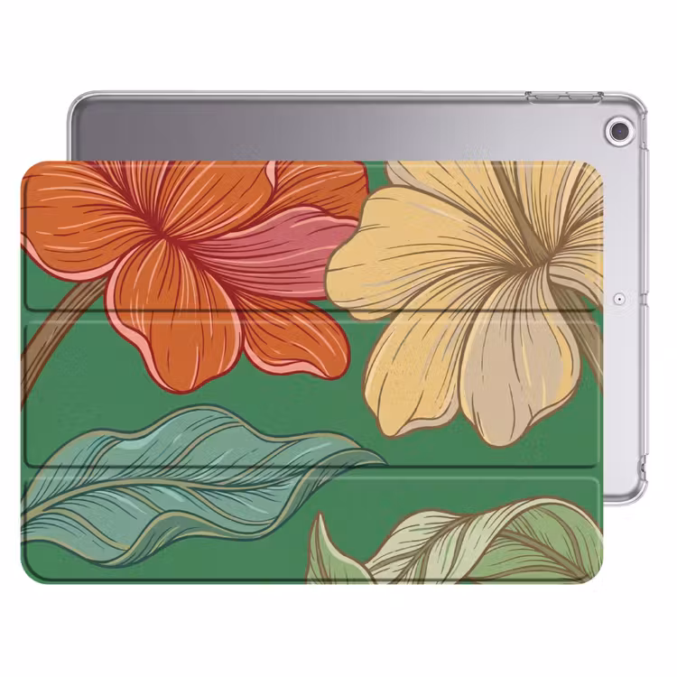 iPad hoes - Bloemen - Groen - Illustratie — 1