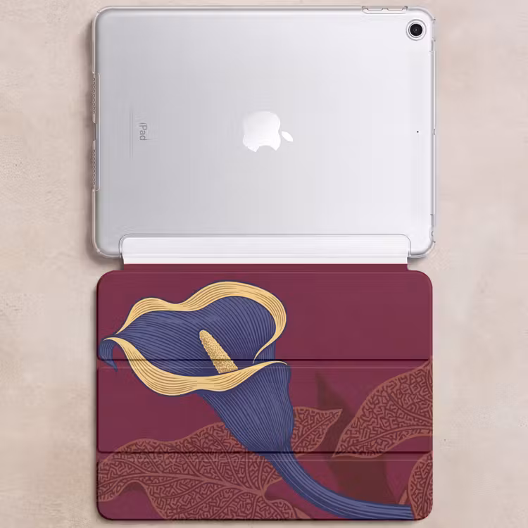 iPad hoes - Bloemen - Modern - Paars — 6