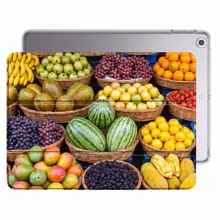 iPad hoes - Fruit - Markt - Kleurrijk — 1