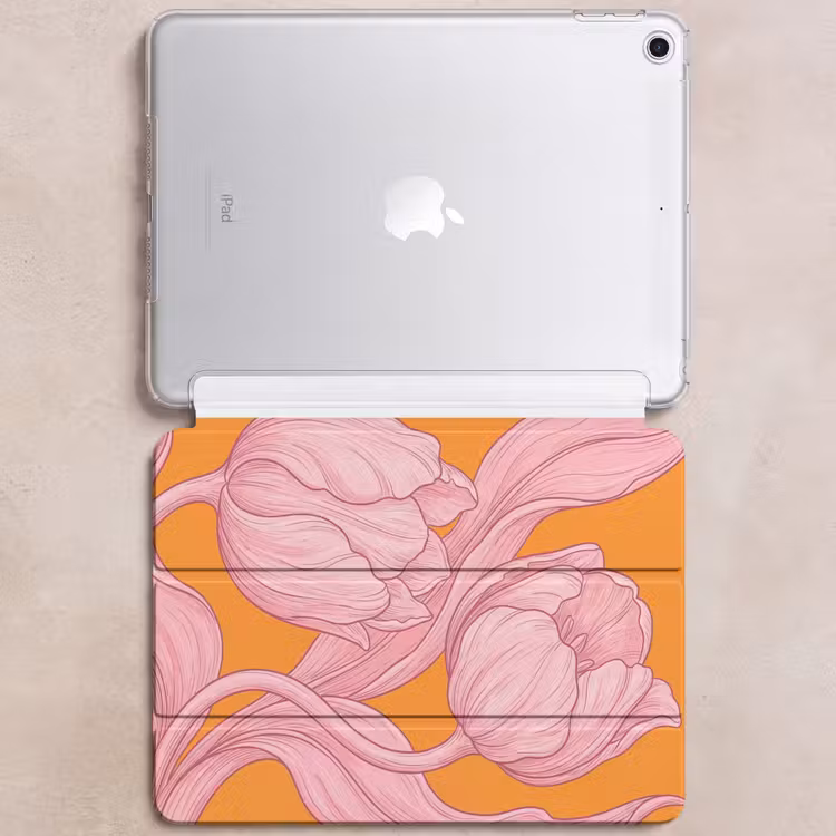 iPad hoes - Roze bloemen - Modern — 6