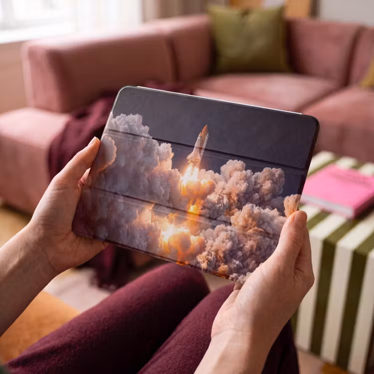 iPad hoes - Ruimtevaartuig - Lancering - Sterren — 3