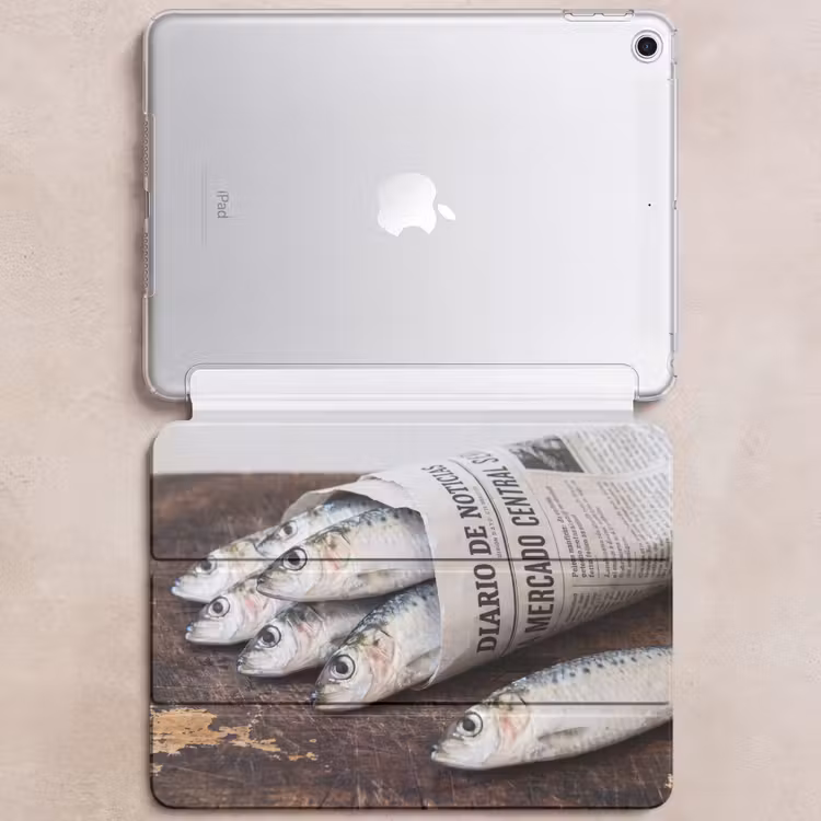 iPad hoes - Sardientje - krant - snijplank — 6