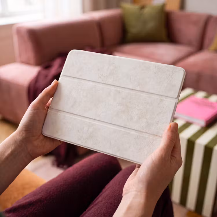 iPad hoes - Beige - Marmer - Aders — 3