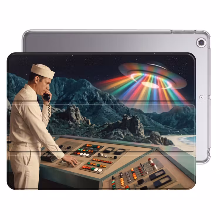 iPad hoes - Man - Controlekamer - Strand — 1
