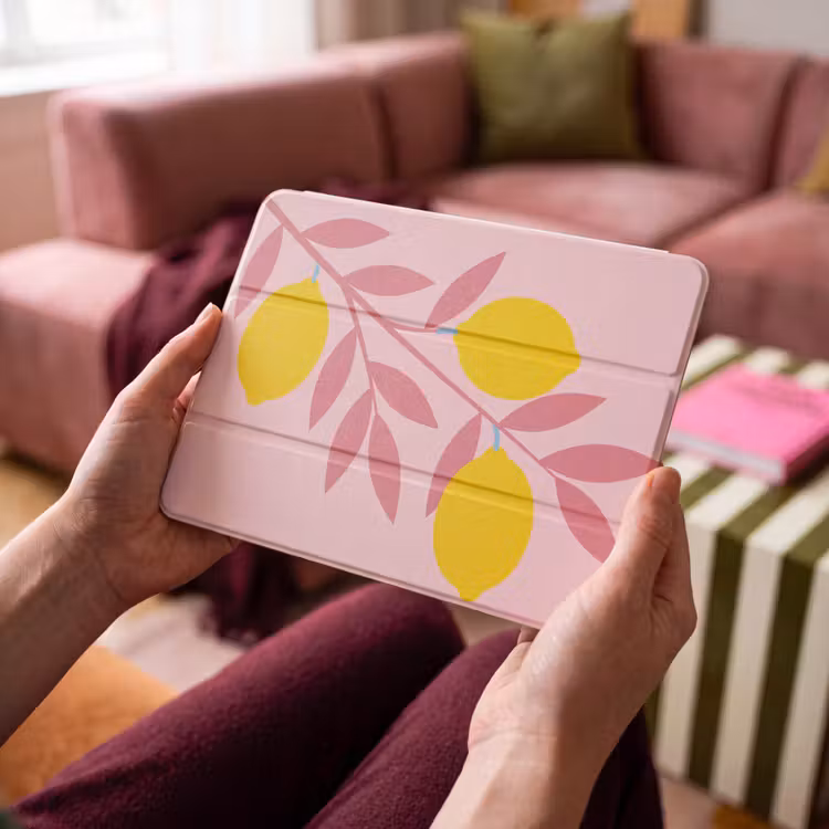 iPad hoes - Fruit - Tak - Natuur - Abstract - Roze — 3