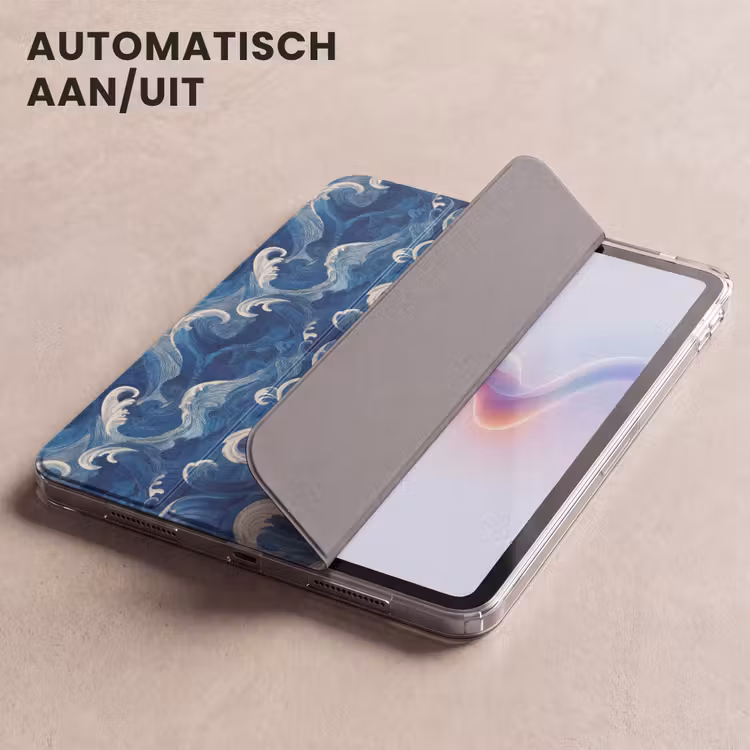iPad hoes - Japans - Oceaan - Golven - Blauw — 4