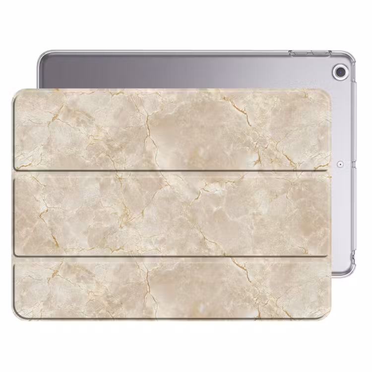 iPad hoes - Lichtbeige - Marmer - Aders — 1