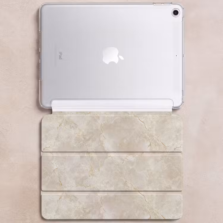 iPad hoes - Lichtbeige - Marmer - Aders — 6