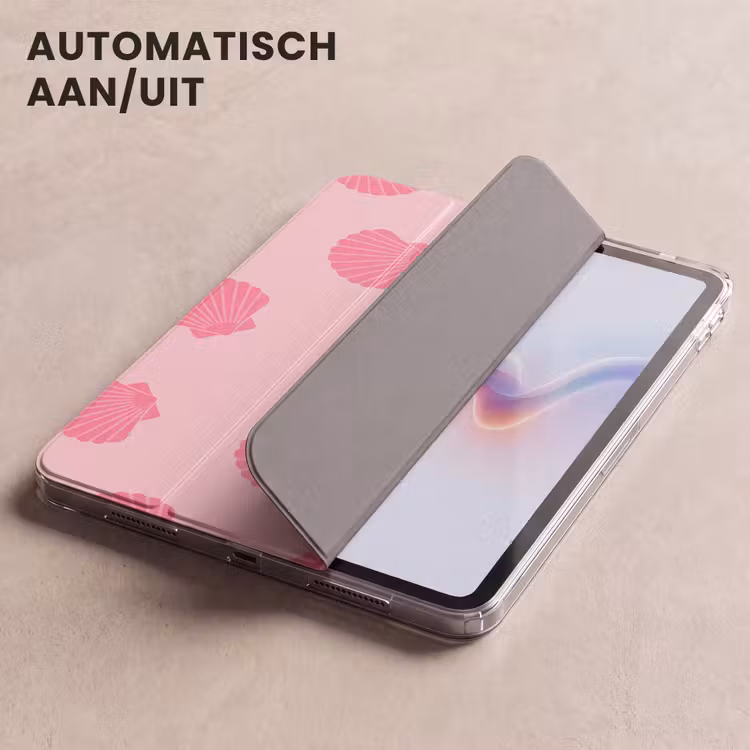 iPad hoes - Schelp - Patroon - Zee - Modern - Roze — 4