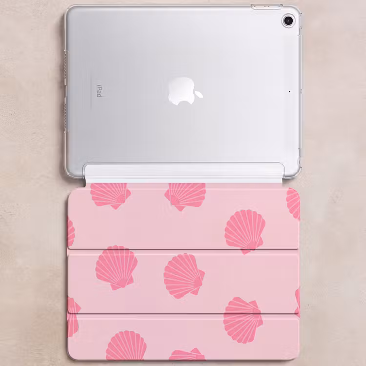 iPad hoes - Schelp - Patroon - Zee - Modern - Roze — 6