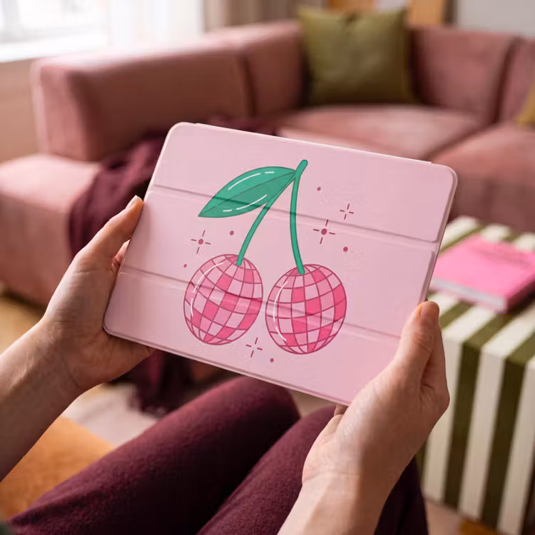 iPad hoes - Decoratie - Disco-bal - Feest - Roze — 3