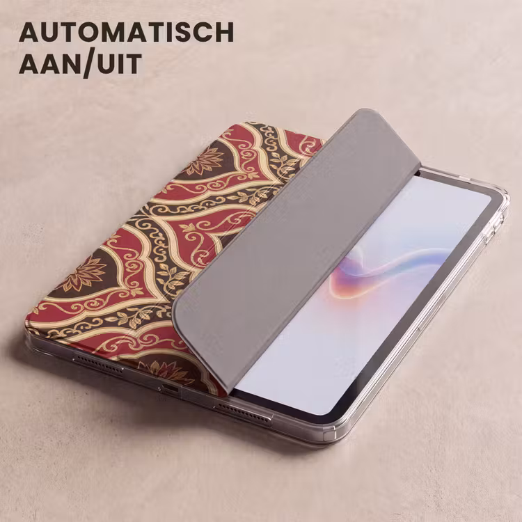 iPad hoes - Patroon - Ornament - Barok - Rood - Goud — 4