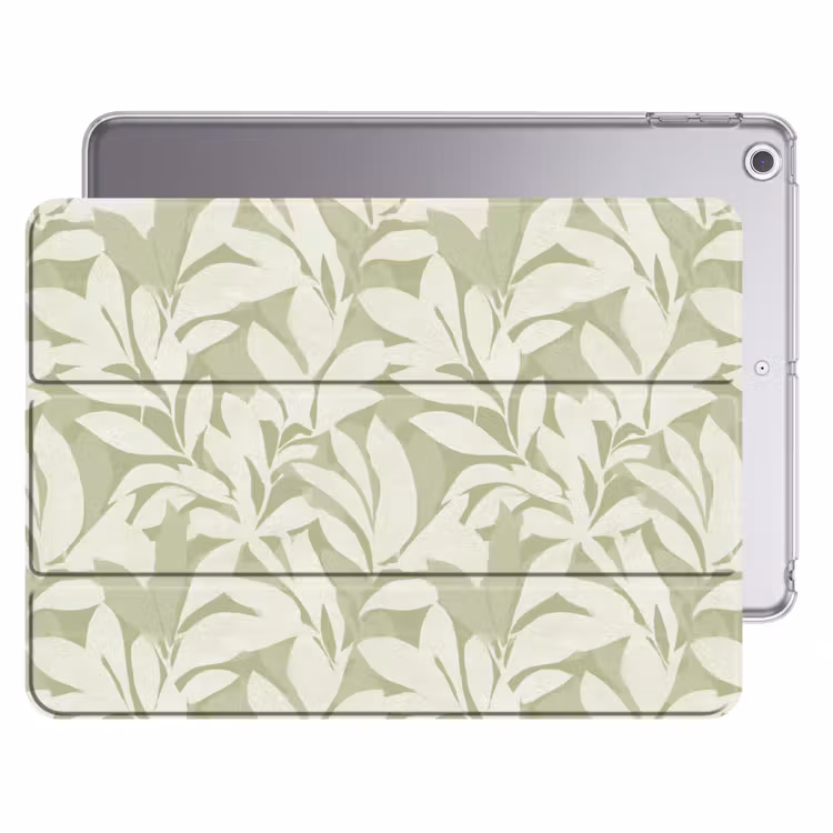 iPad hoes - Saliegroen - Botanisch - Minimalistisch - Patroon — 1
