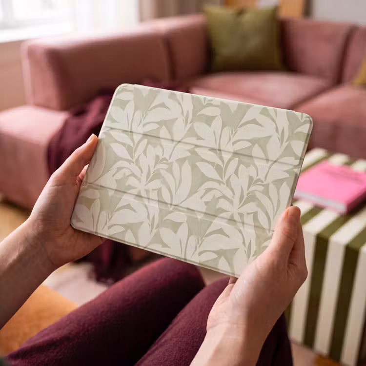 iPad hoes - Saliegroen - Botanisch - Minimalistisch - Patroon — 3