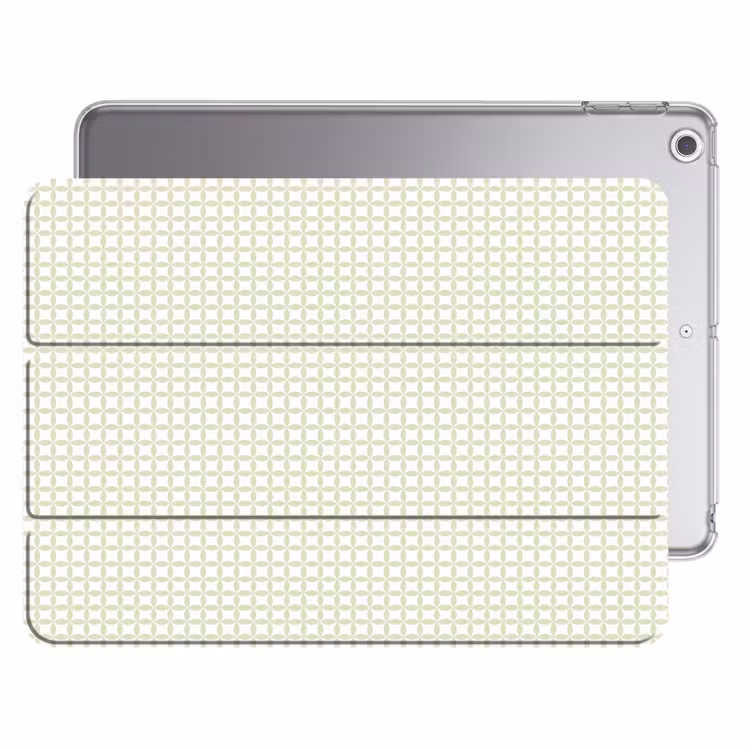 iPad hoes - Saliegroen - Geometrisch - Cirkels - Patroon — 1
