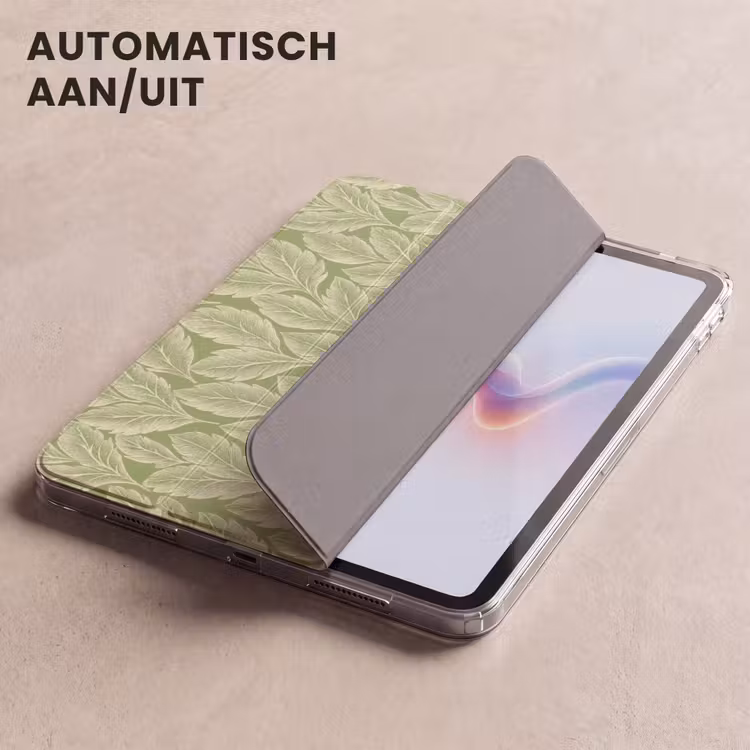 iPad hoes - Groen - Botanisch - Bladeren - Vintage - Patroon — 4