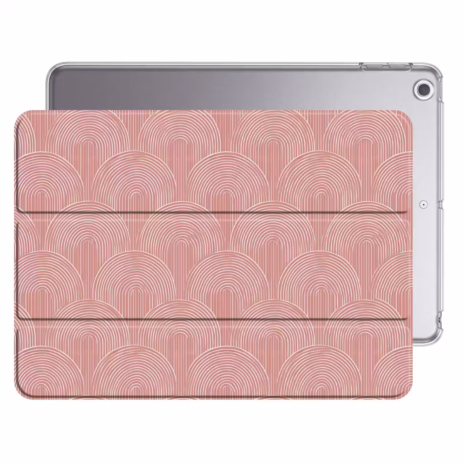 iPad hoes - Oudroze - Bogen - Deco - Lijnen — 1