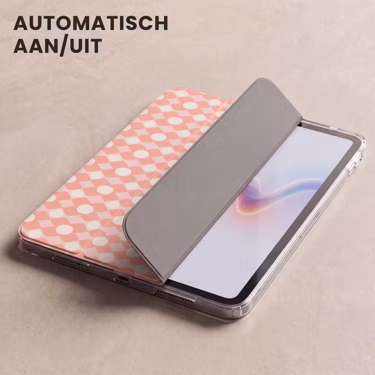 iPad hoes - Koraal - Retro - Geometrisch - Patroon — 4