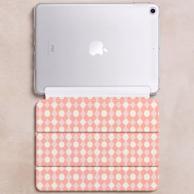 iPad hoes - Koraal - Retro - Geometrisch - Patroon — 6