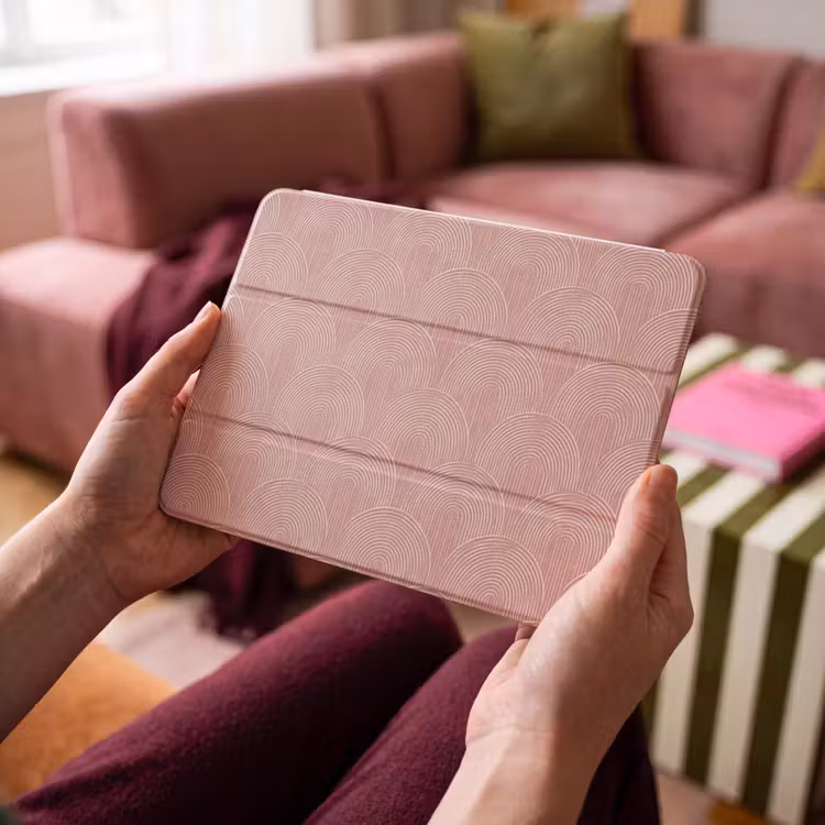 iPad hoes - Oudroze - Bogen - Deco - Lijnen — 3