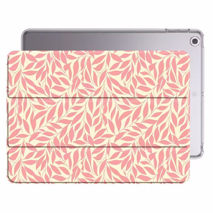 iPad hoes - Roze - Bladeren - Dynamisch - Patroon — 1