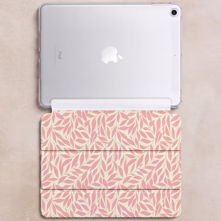 iPad hoes - Roze - Bladeren - Dynamisch - Patroon — 6