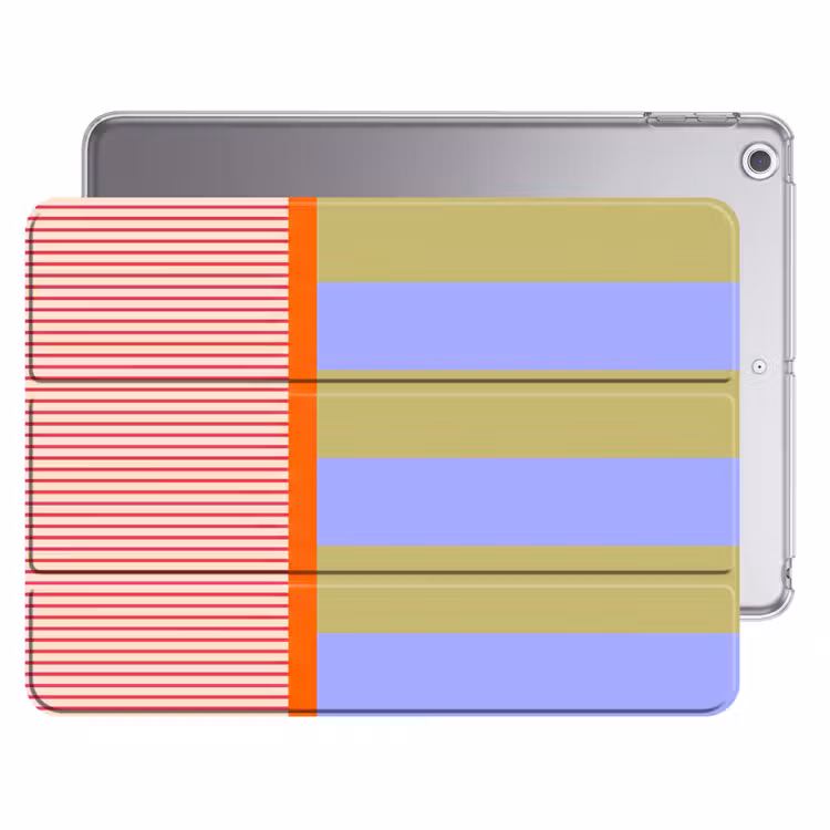 iPad hoes - Abstract - Geometrie - Strepen - Blokken - Rood — 1