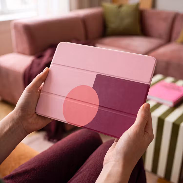 iPad hoes - Abstract - Vormen - Roze - Modern - Design — 3