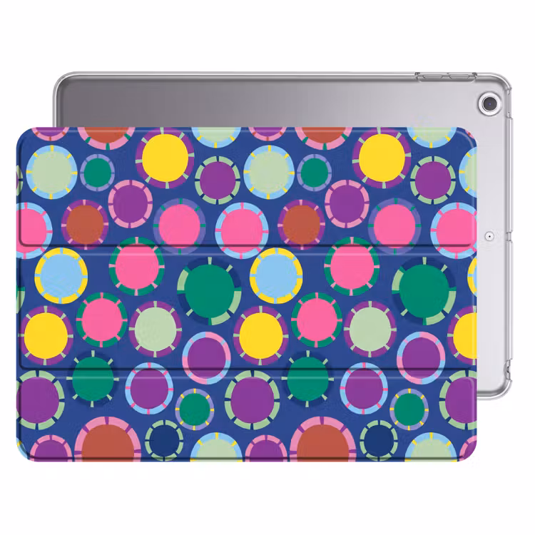 iPad hoes - Patroon - Cirkels - Abstract - Kleurrijk — 1