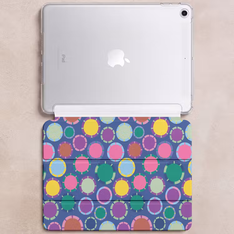 iPad hoes - Patroon - Cirkels - Abstract - Kleurrijk — 6