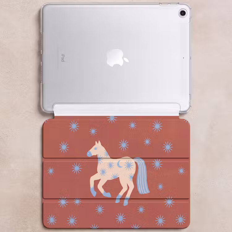 iPad hoes - Dieren - Sterren - Maan - Abstract - Rood — 6
