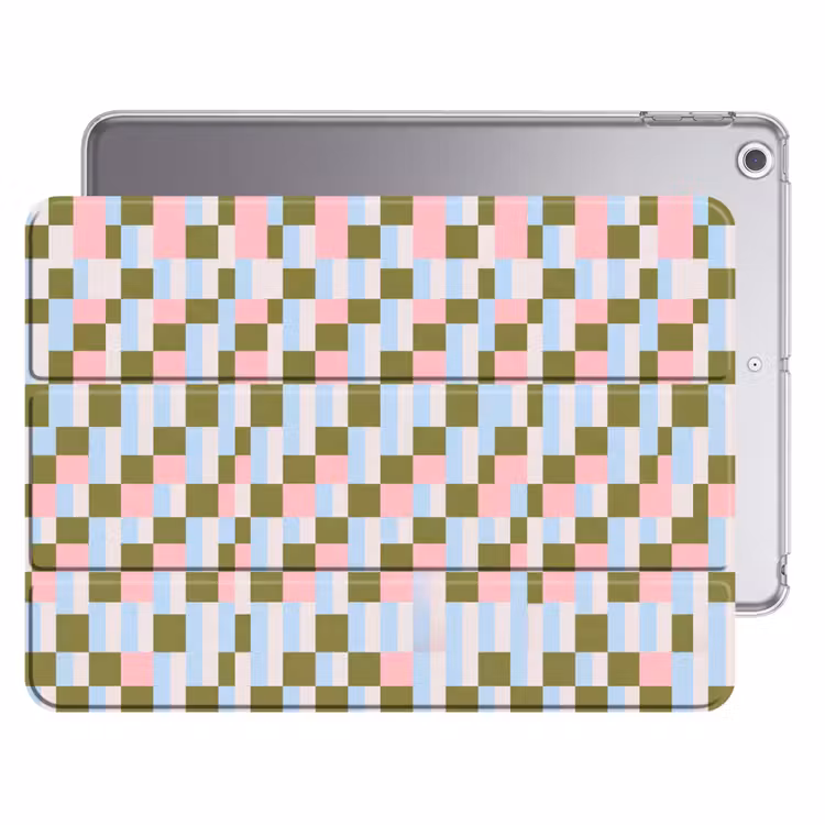 iPad hoes - Patroon - Geometrisch - Abstract - Kleurrijk - Modern — 1