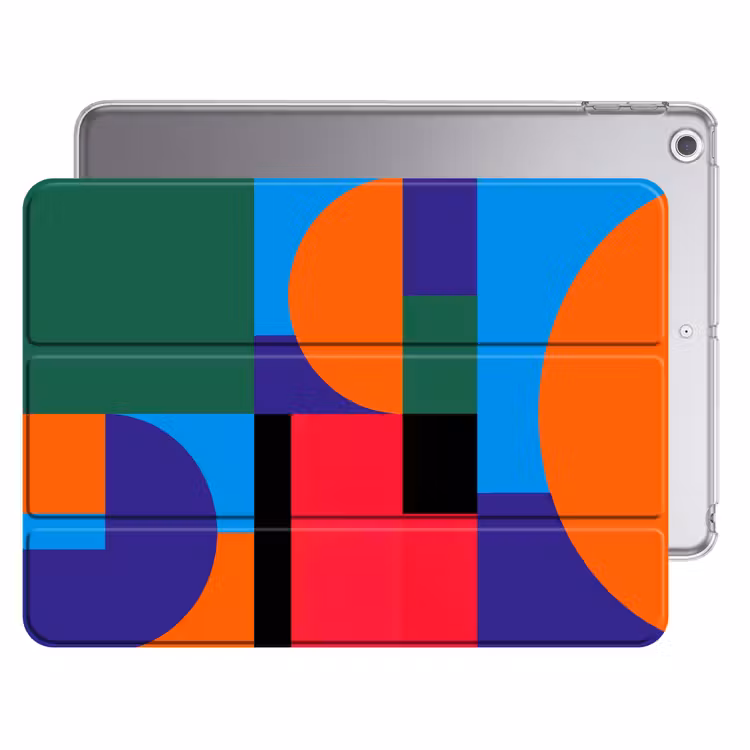 iPad hoes - Geometrisch - Abstract - Vormen - Kleurrijk - Modern — 1