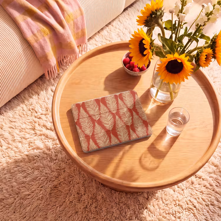 iPad hoes - Rood - Botanisch - Varen - Patroon — 2