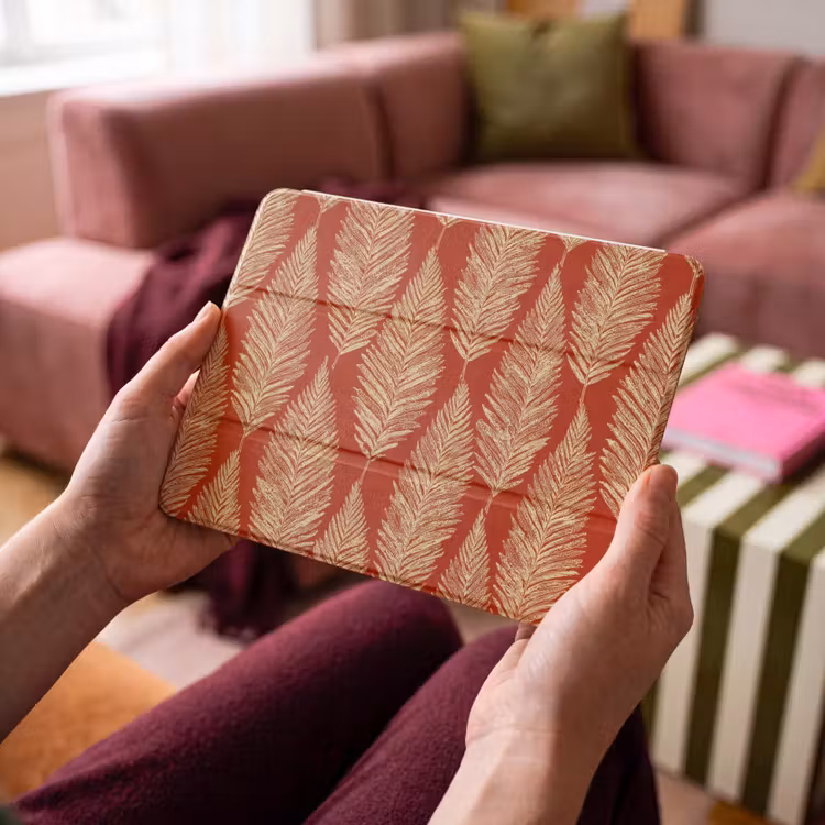 iPad hoes - Rood - Botanisch - Varen - Patroon — 3