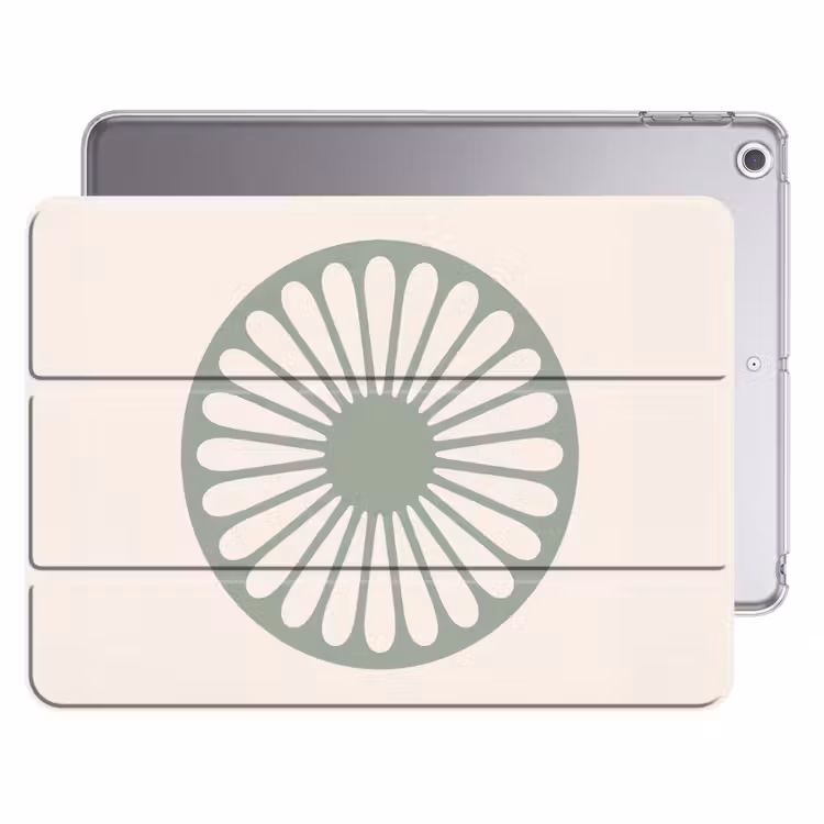 iPad hoes - Abstract - Patroon - Radiaal - Modern - Groen — 1