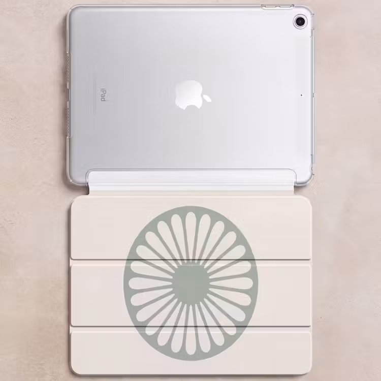 iPad hoes - Abstract - Patroon - Radiaal - Modern - Groen — 6