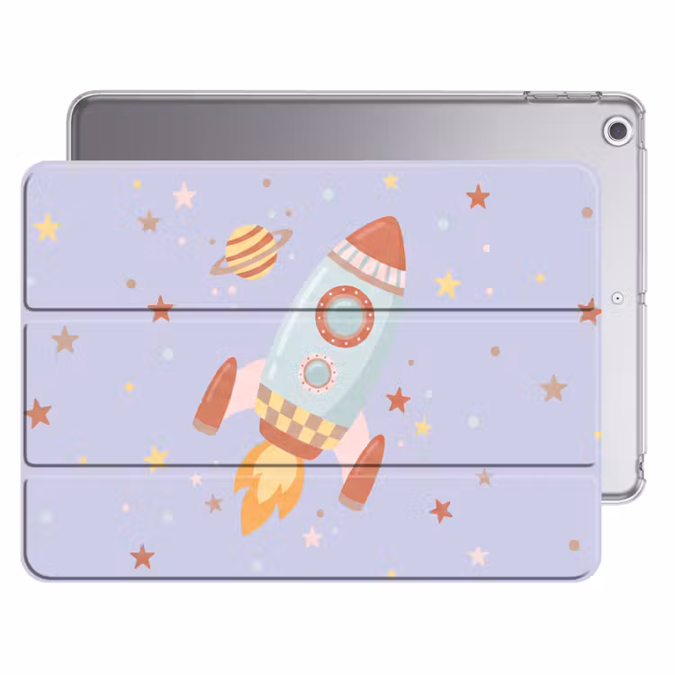 iPad hoes - Raket - Ruimte - Planeet - Illustratie — 1