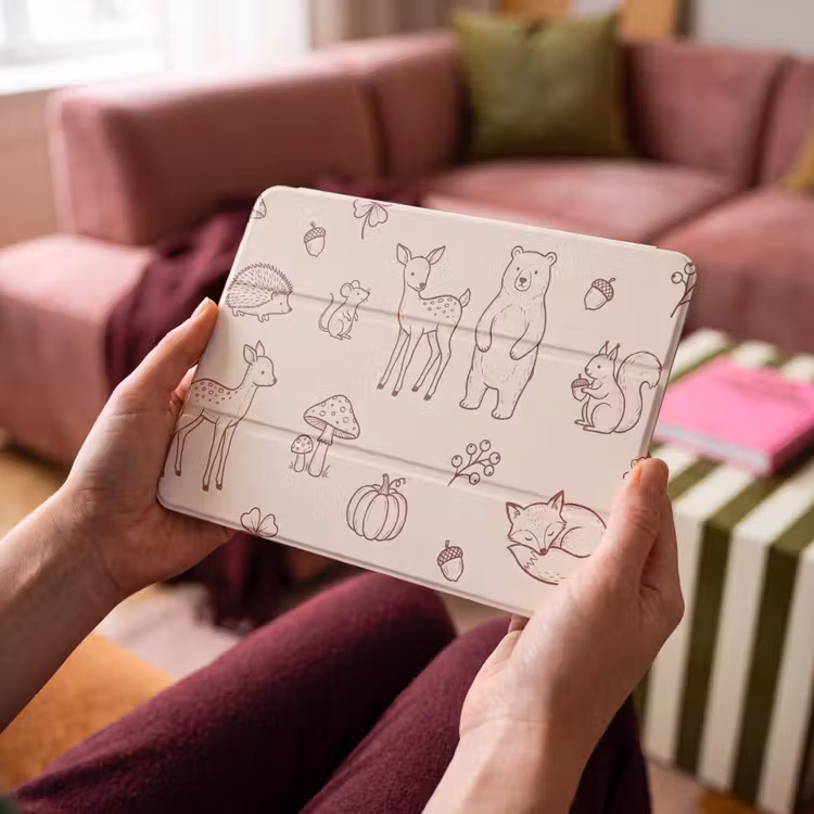 iPad hoes - Dieren - Bos - Natuur - Schets - Patroon — 3