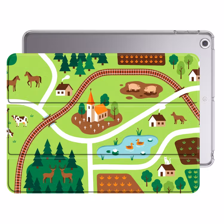 iPad hoes - Platteland - Dieren - Illustratie — 1