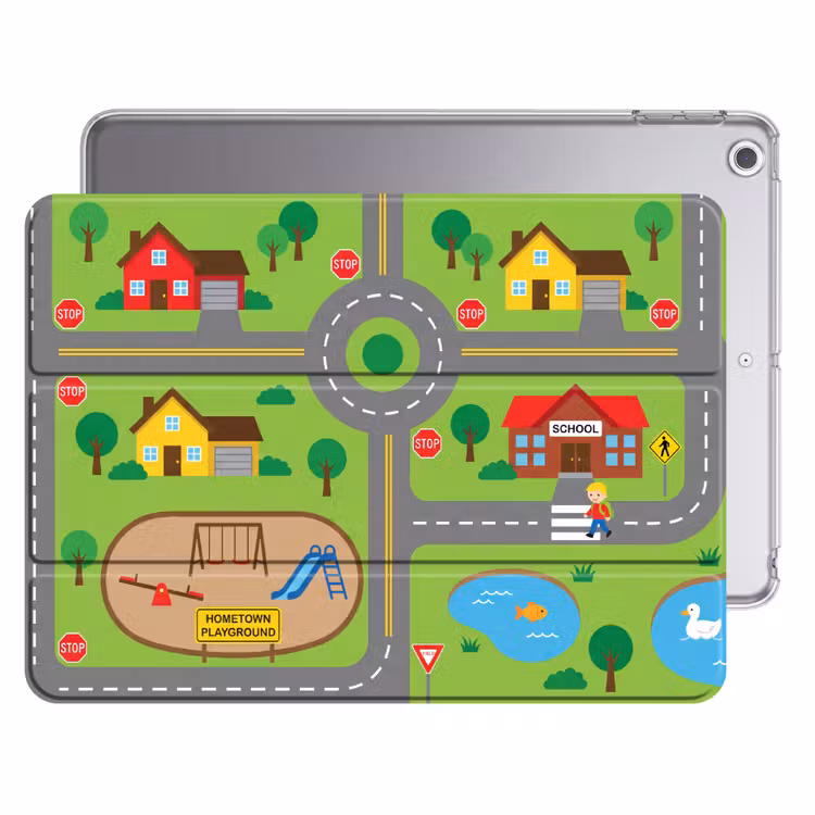 iPad hoes - Stad - Wegen - Cartoon — 1