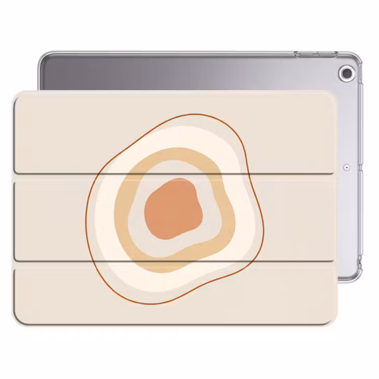 iPad hoes - Abstract - Organisch - Modern - Beige - Kunst — 1