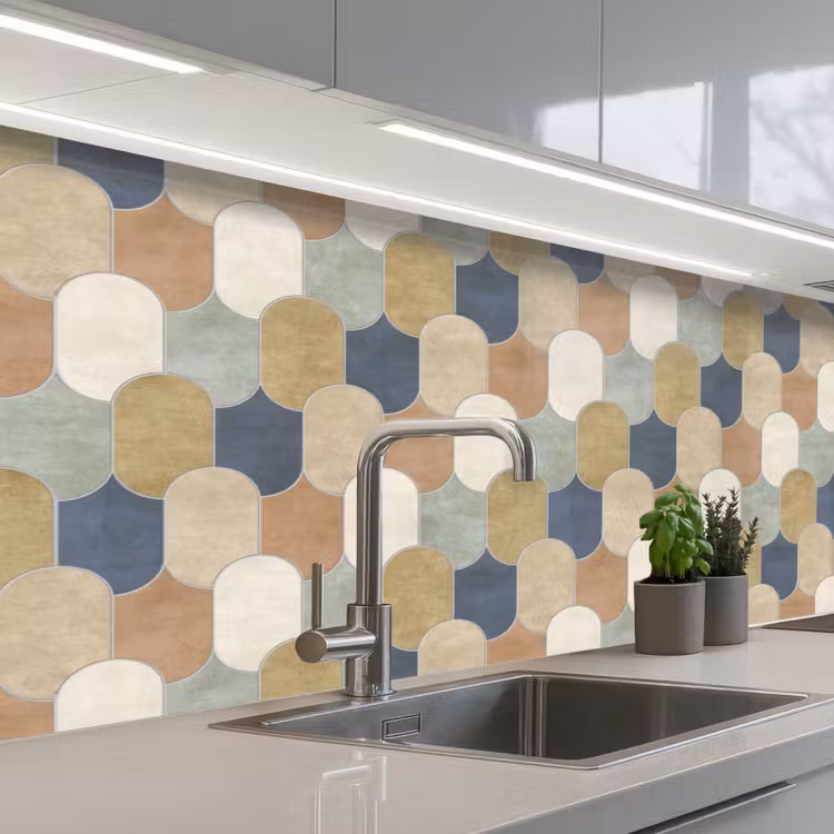 Keuken achterwand - Harmonie - Patroon - Kleurrijk — 2