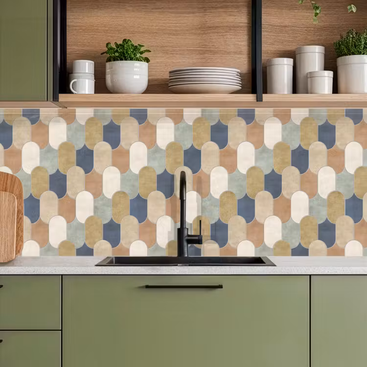 Keuken achterwand - Harmonie - Patroon - Kleurrijk — 8