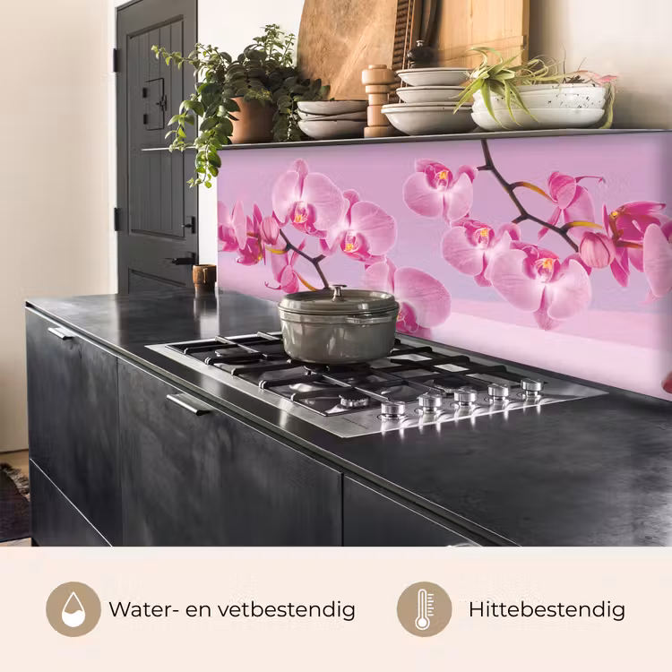 Keuken achterwand - Bloemen - Orchidee - Roze — 5