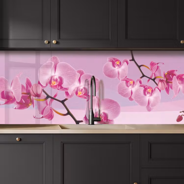 Keuken achterwand - Bloemen - Orchidee - Roze — 6